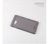 Чехол силиконовый Jekod + плёнка для SONY Xperia M2/M2 Dual черный