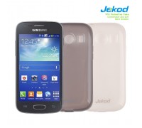 Чехол силиконовый Jekod + плёнка для Samsung G310/Galaxy Ace Style чёрный