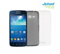 Чехол силиконовый Jekod + плёнка для Samsung G3815/Galaxy Express 2 чёрный