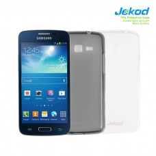 Чехол силиконовый Jekod + плёнка для Samsung G3815/Galaxy Express 2 чёрный
