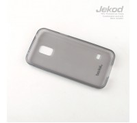 Чехол силиконовый Jekod + плёнка для Samsung Galaxy S5 Mini/G800F чёрный