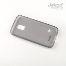 Чехол силиконовый Jekod + плёнка для Samsung Galaxy S5 Mini/G800F чёрный
