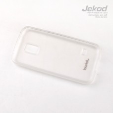 Чехол силиконовый Jekod + плёнка для Samsung Galaxy S5 Mini/G800F прозрачный