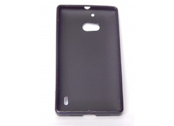 Чехол силиконовый New Line + защитная пленка для Nokia Lumia 929 black