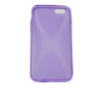 Чехол силиконовый New Line + защитная пленка для Iphone 6 purple