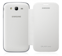 Чехол Flip Cover для Samsung i9082 Galaxy Grand белый (оригинал)