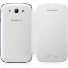 Чехол Flip Cover для Samsung i9082 Galaxy Grand белый (оригинал)