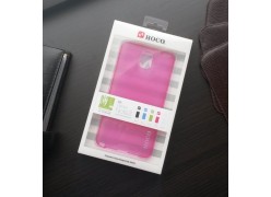 Чехол-накладка Hoco для телефона Samsung Galaxy Note 3 (N900) розовый