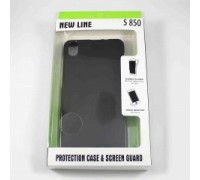 Чехол силиконовый New Line + плёнка для Lenovo S850 black