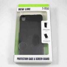 Чехол силиконовый New Line + плёнка для Lenovo S850 black