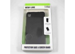 Чехол силиконовый New Line + плёнка для Lenovo S850 black