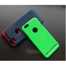 Чехол-накладка для телефона iPhone 6G зелёный (перфорированный пластик)