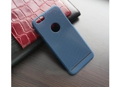 Чехол-накладка для телефона iPhone 6G синий (перфорированный пластик)