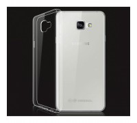 Чехол-накладка для телефона Samsung A7 2016 (A710) прозрачный силикон