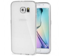 Силиконовый чехол-накладка для телефона Samsung Galaxy S6 прозрачный
