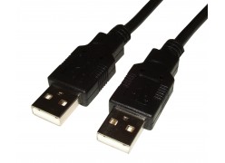 Шнур USB-A (male) - USB-A (male) 1.8M черный