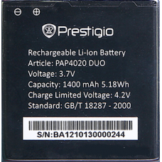 Аккумулятор для телефона Prestigio Multiphone 4020 DUO (PAP4020BA)