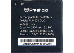 Аккумулятор для телефона Prestigio Multiphone 4020 DUO (PAP4020BA)