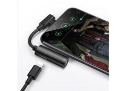 Аудио конвертер Hoco LS17 lightning digital 3.5 audio черный