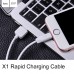 Кабель для iPhone 5,6 (lightning) Hoco X1 Rapid Charging 2м (белый)