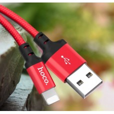 Кабель Lightning Hoco X14 Times Speed Красный 1м
