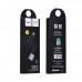 Кабель Hoco X5 Bamboo USB - Lightning 1м (чёрный)