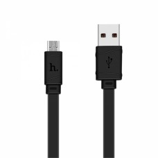 Кабель Hoco X5 Bamboo USB - microUSB 1м (чёрный)