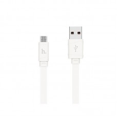 Кабель Hoco X5 Bamboo USB - microUSB 1м (белый)