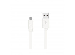 Кабель Hoco X5 Bamboo USB - microUSB 1м (белый)