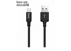 Кабель Micro USB Hoco X14 Times Speed Черный 1м