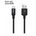 Кабель Micro USB Hoco X14 Times Speed Черный 1м