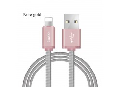 Кабель Hoco U5 Lightning для iphone 5/6/7 1.2 м (розовое золото)