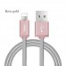 Кабель Hoco U5 Lightning для iphone 5/6/7 1.2 м (розовое золото)