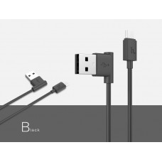 Кабель Hoco UPM10 L-shape MicroUSB 1.2 м (черный)