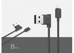 Кабель Hoco UPM10 L-shape MicroUSB 1.2 м (черный)