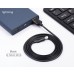 Кабель Hoco X6 Khaki для iPhone 5/6 (USB - Lightning) 1м черный