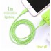 Кабель Hoco X6 Khaki для iPhone 5/6 (USB - Lightning) 1м салатовый