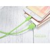 Кабель Hoco X6 Khaki microUSB 1м зелёный