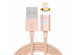 Магнитный кабель Hoco U16 USB-Lightning для iPhone 7 (золото)