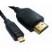Кабель microHDMI - HDMI Sony Ericsson IM820 (чёрный)