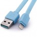 Кабель Remax RC-008i для iPhone 5/6/7 (голубой)