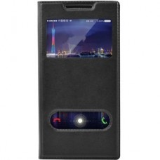 Чехол Book cover window для Huawei Y3 (2017) чёрный