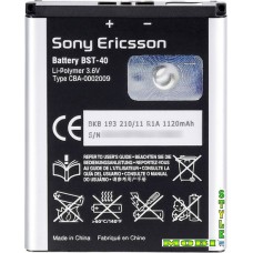 Аккумулятор для телефона Sony Ericsson BST-40
