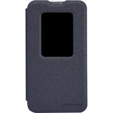 Чехол-книжка NILLKIN для LG L90 Dual - серии Sparkle (чёрный)