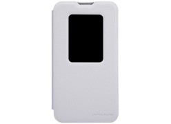 Чехол-книжка NILLKIN для телефона LG L90 Dual, белый, серия Sparkle