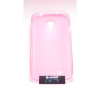 Чехол силиконовый для Samsung i9500/S4 розовый
