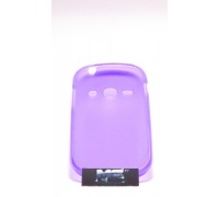 Чехол силиконовый для Samsung S6810 фиолетовый
