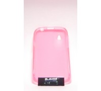 Чехол силиконовый для HTC Т328W/Desire V розовый