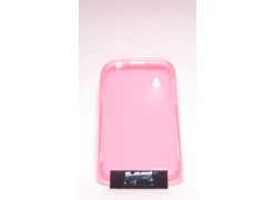 Чехол силиконовый для HTC Т328W/Desire V розовый