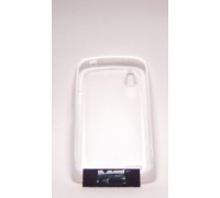 Чехол силиконовый для HTC Т328W/Desire V прозрачный+белый